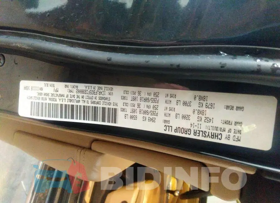 1C4RJFBG5FC698002 Photo# 9