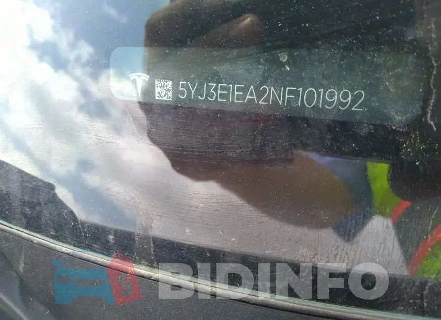 5YJ3E1EA2NF101992 Photo# 9