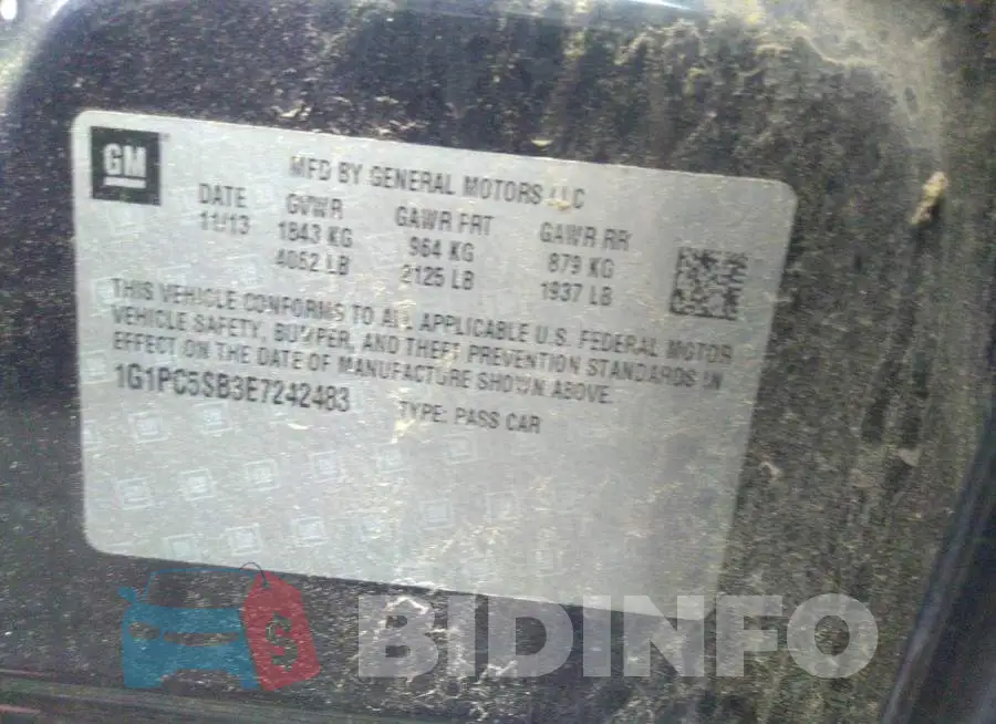 1G1PC5SB3E7242483 Photo# 9