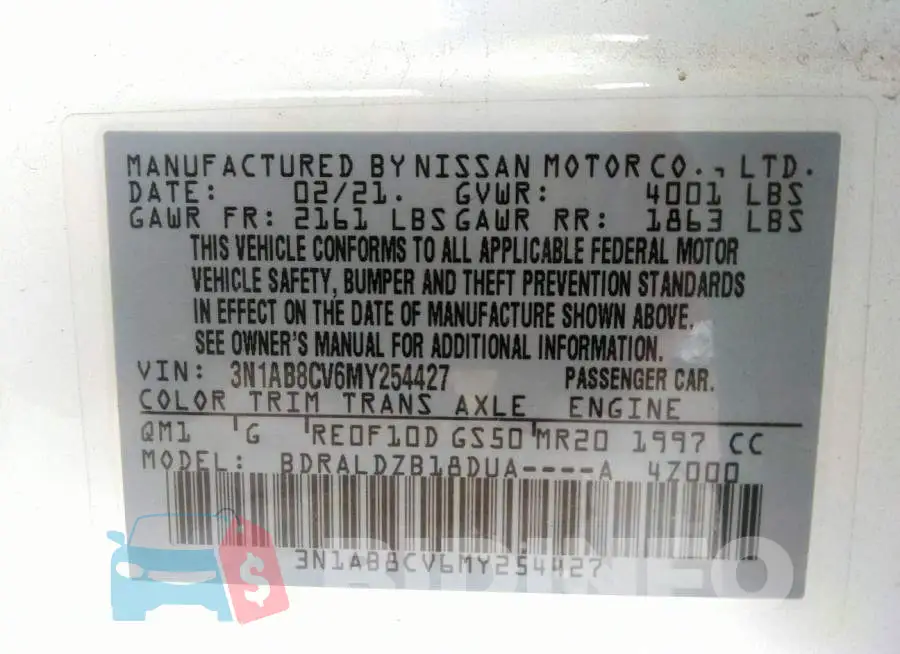 3N1AB8CV6MY254427 Photo# 9