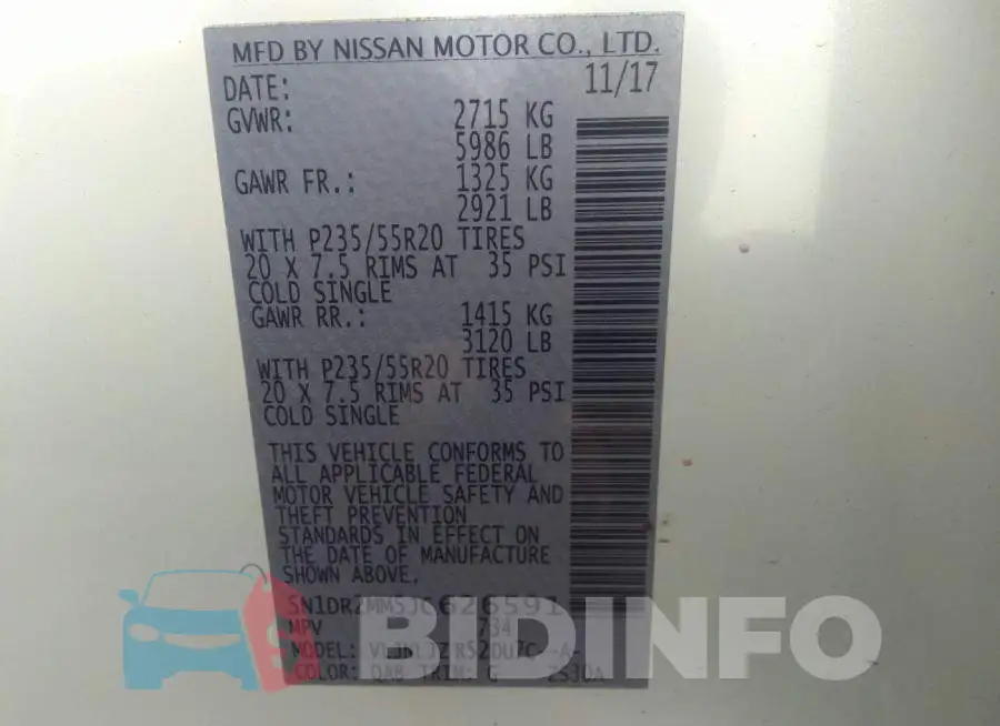 5N1DR2MM5JC626591 Photo# 9