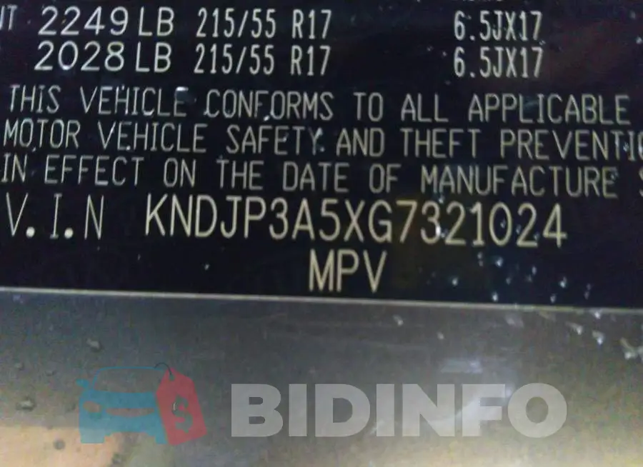 KNDJP3A5XG7321024 Photo# 9