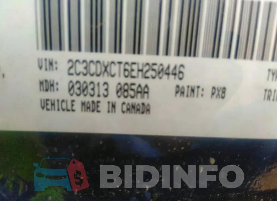 2C3CDXCT6EH250446 Photo# 9