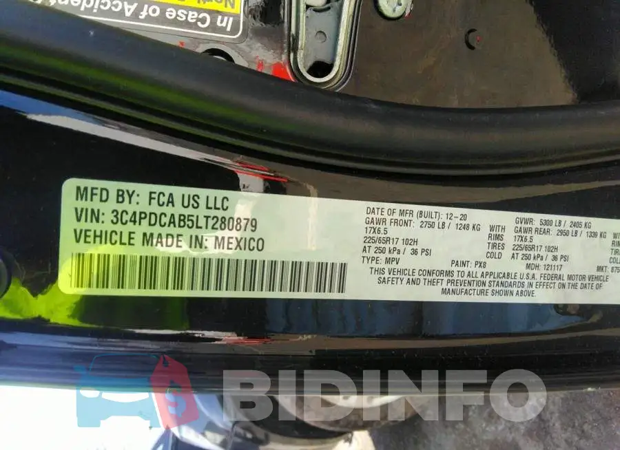 3C4PDCAB5LT280879 Photo# 9