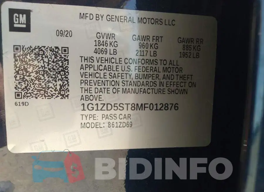 1G1ZD5ST8MF012876 Photo# 9