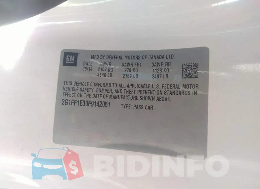 2G1FF1E30F9142051 Photo# 9