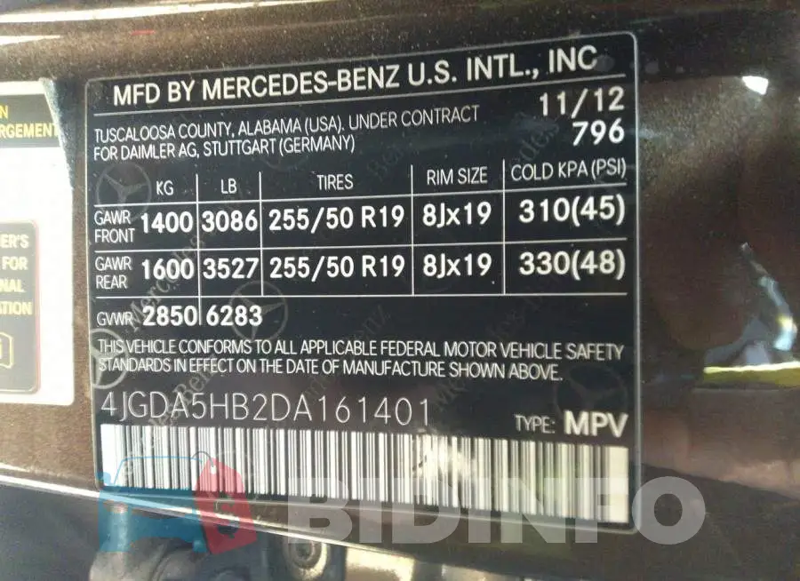 4JGDA5HB2DA161401 Photo# 9