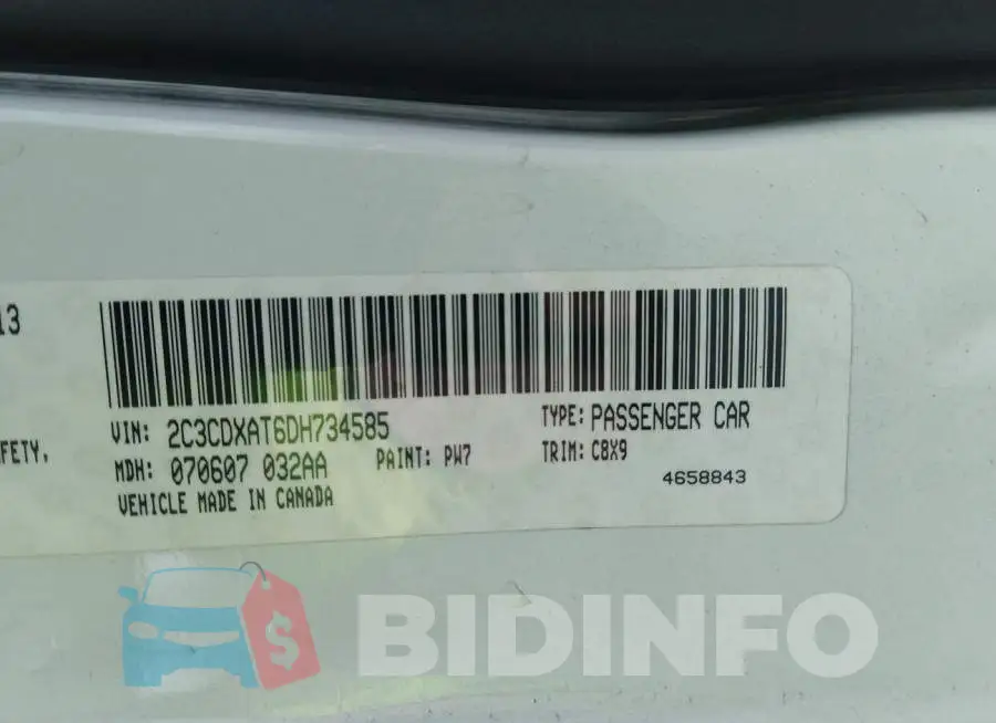 2C3CDXAT6DH734585 Photo# 9