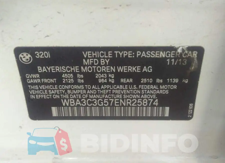 WBA3C3G57ENR25874 Photo# 9