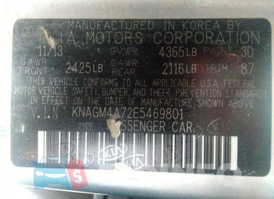 KNAGM4A72E5469801 Photo# 9