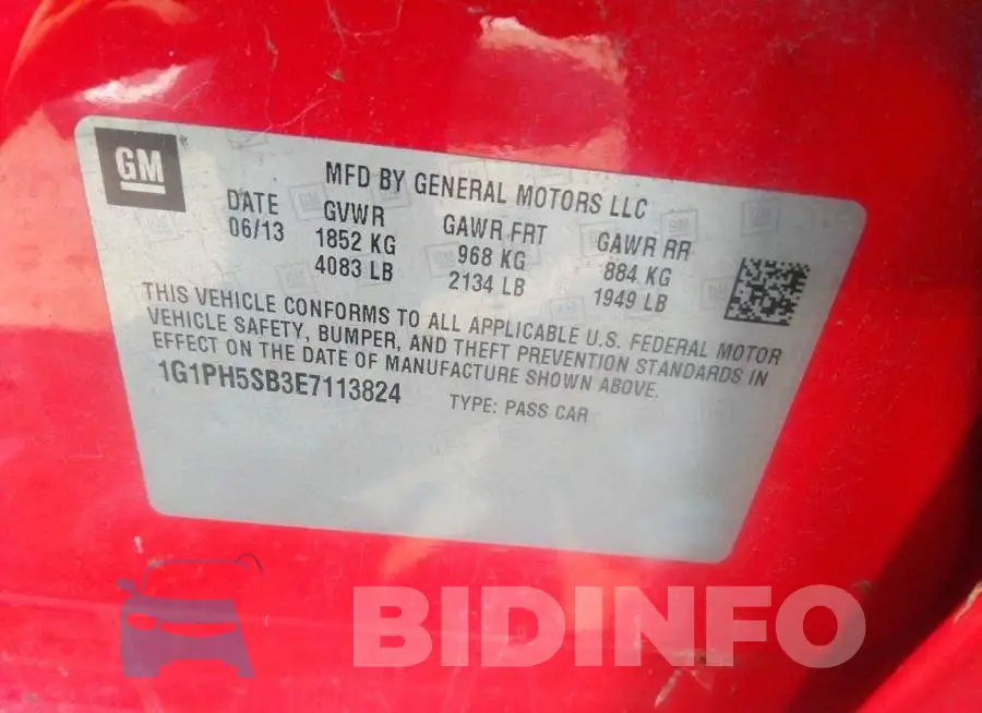 1G1PH5SB3E7113824 Photo# 9