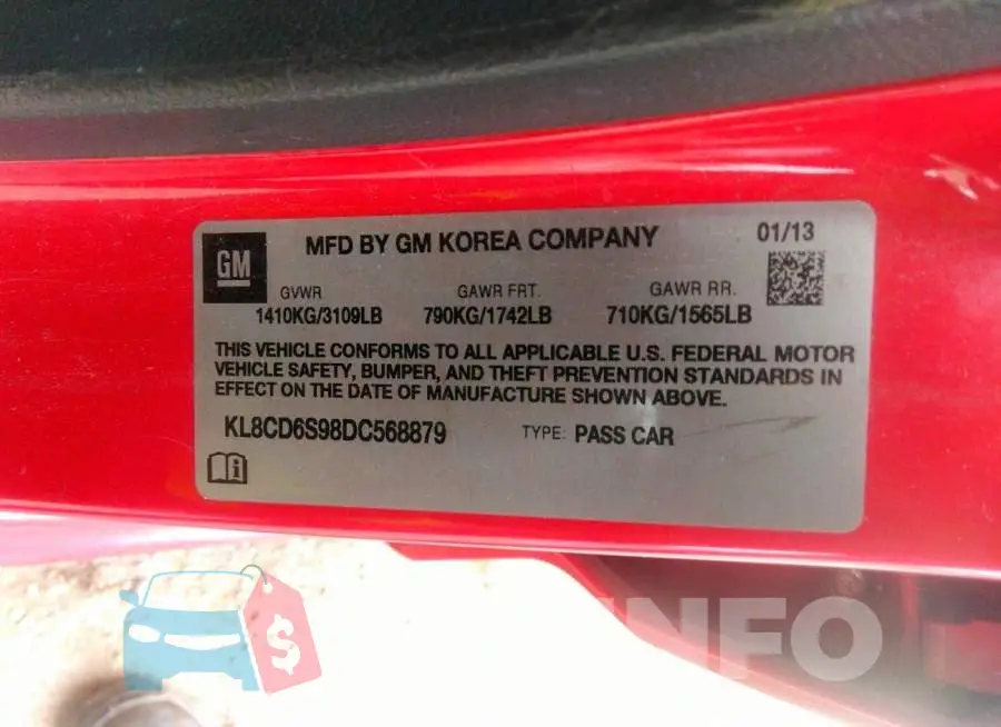 KL8CD6S98DC568879 Photo# 9
