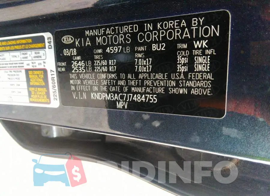 KNDPM3AC7J7484755 Photo# 9