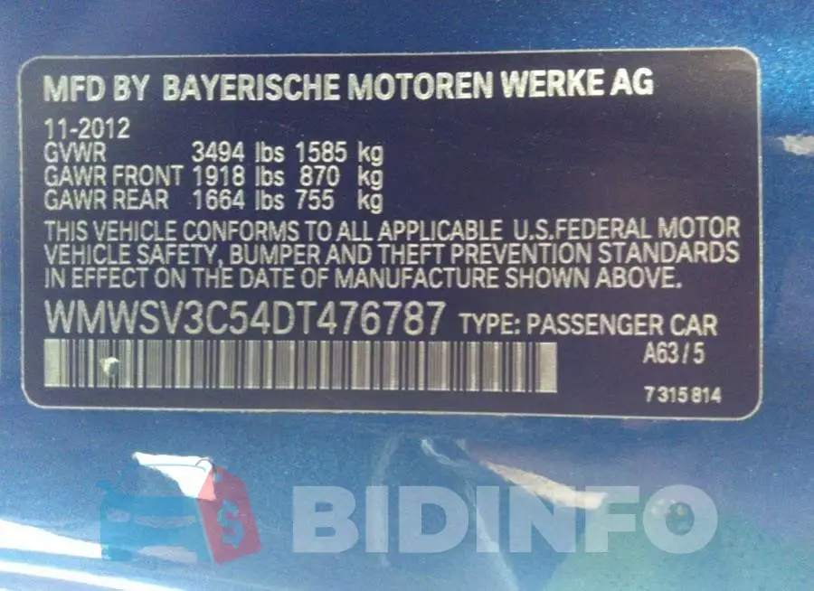 WMWSV3C54DT476787 Photo# 9