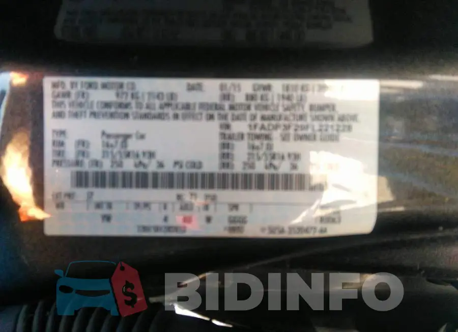 1FADP3F29FL221228 Photo# 9