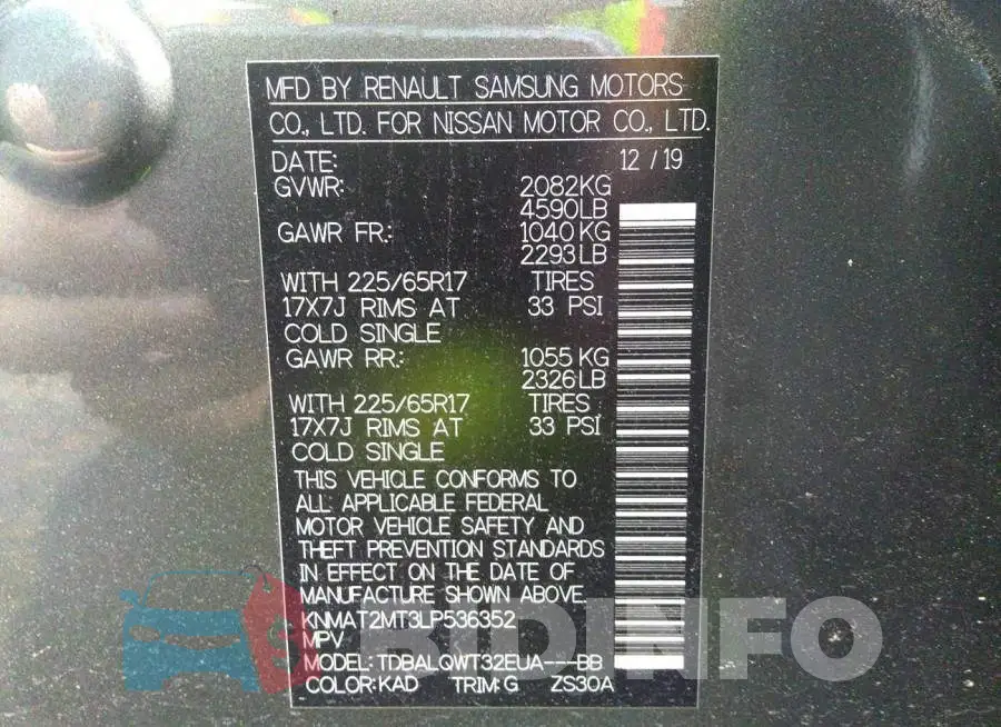 KNMAT2MT3LP536352 Photo# 9