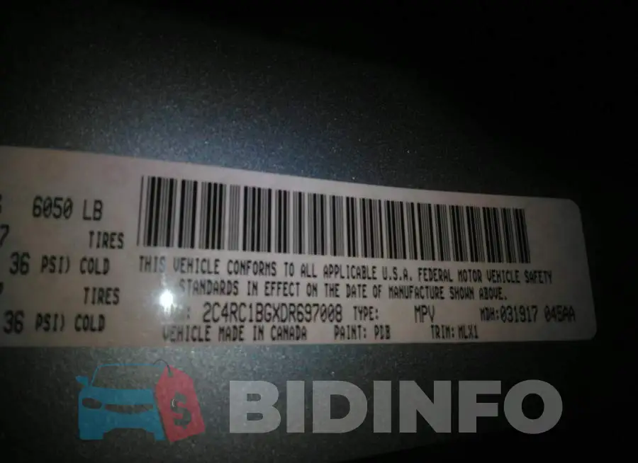 2C4RC1BGXDR697008 Photo# 9