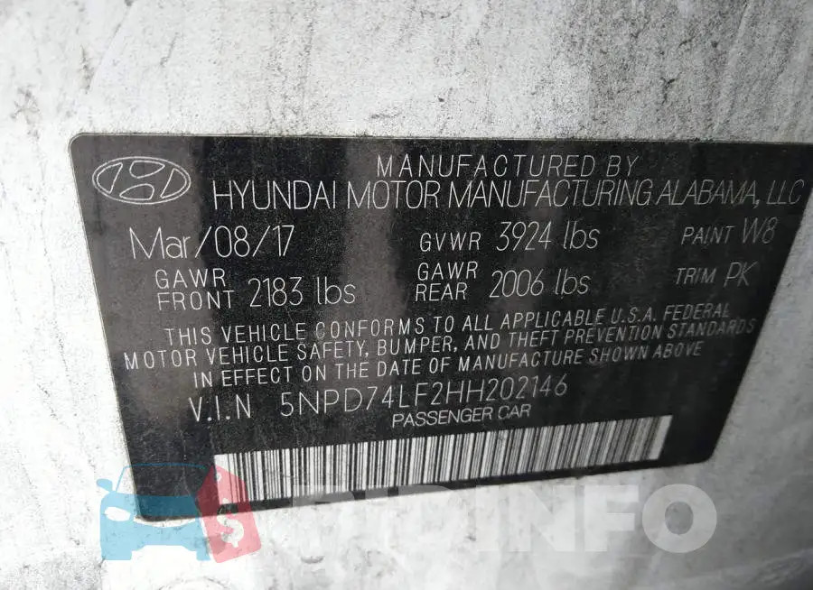 5NPD74LF2HH202146 Photo# 9