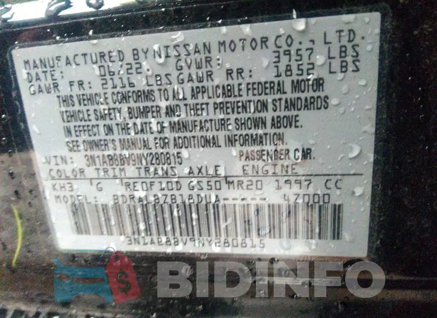 3N1AB8BV9NY280815 Photo# 9