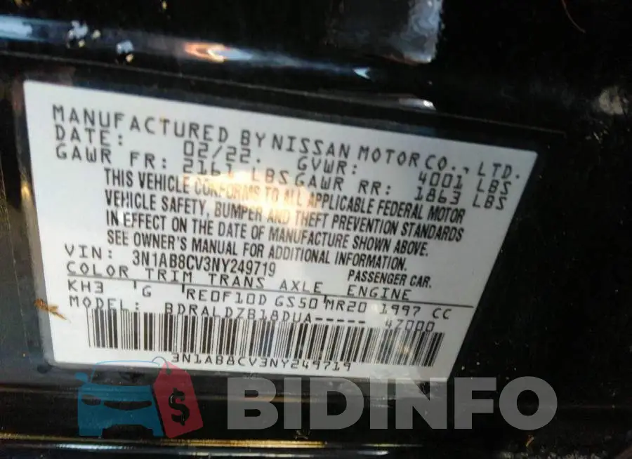 3N1AB8CV3NY249719 Photo# 9