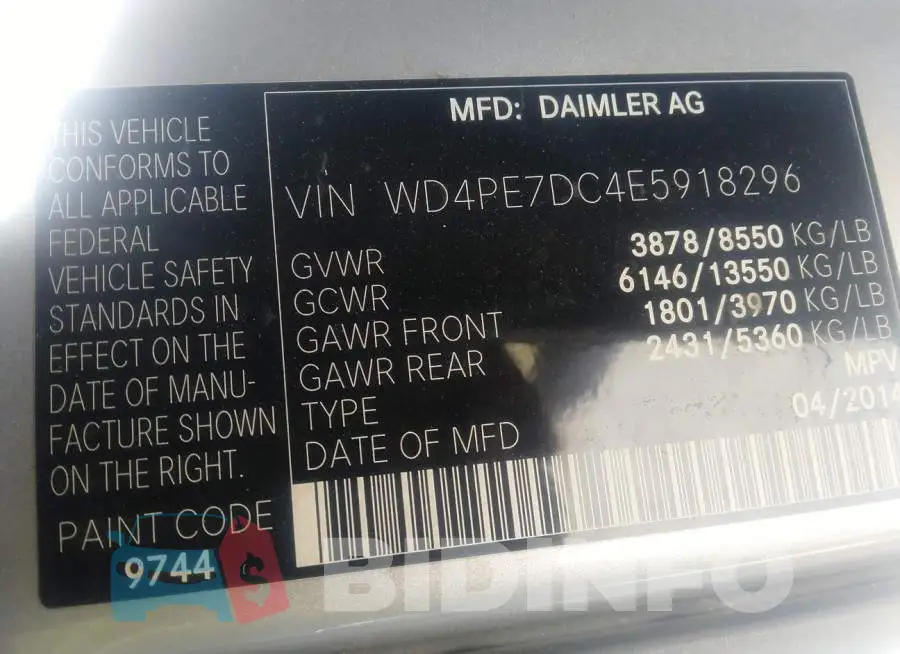 WD4PE7DC4E5918296 Photo# 9