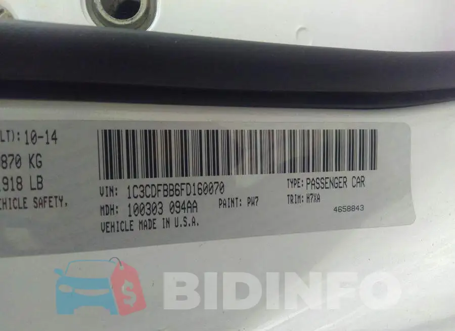 1C3CDFBB6FD160070 Photo# 9