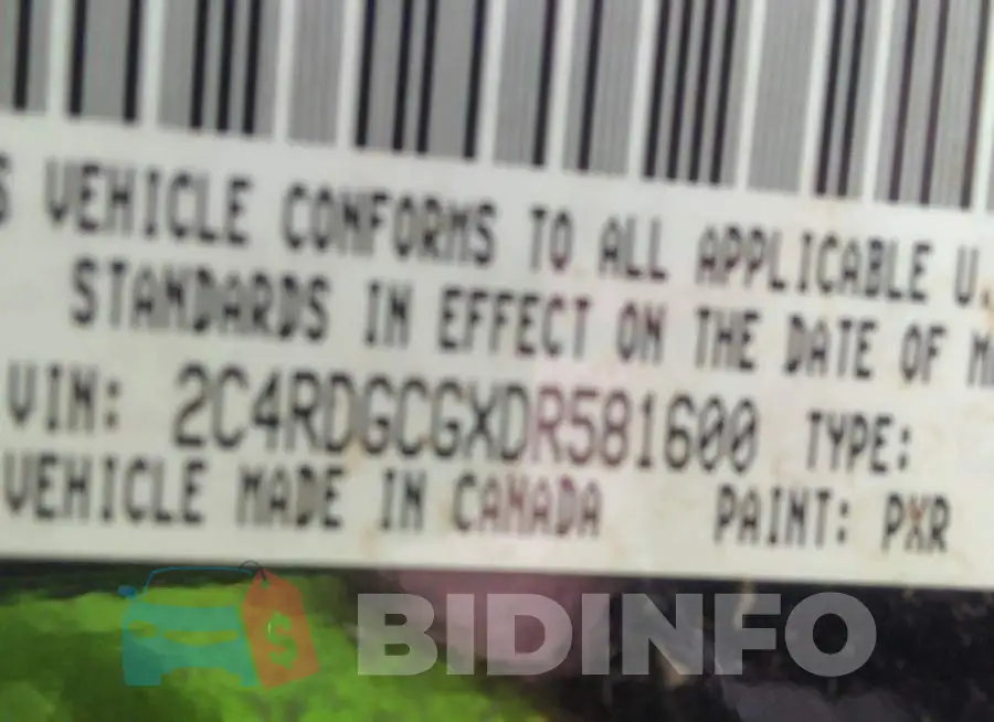 2C4RDGCGXDR581600 Photo# 9
