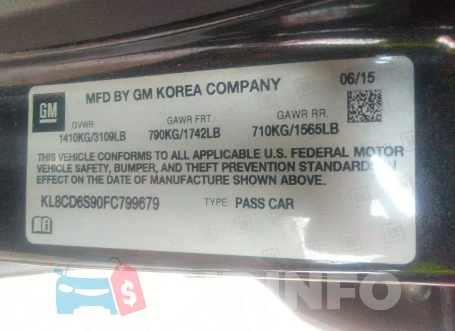 KL8CD6S90FC799679 Photo# 9