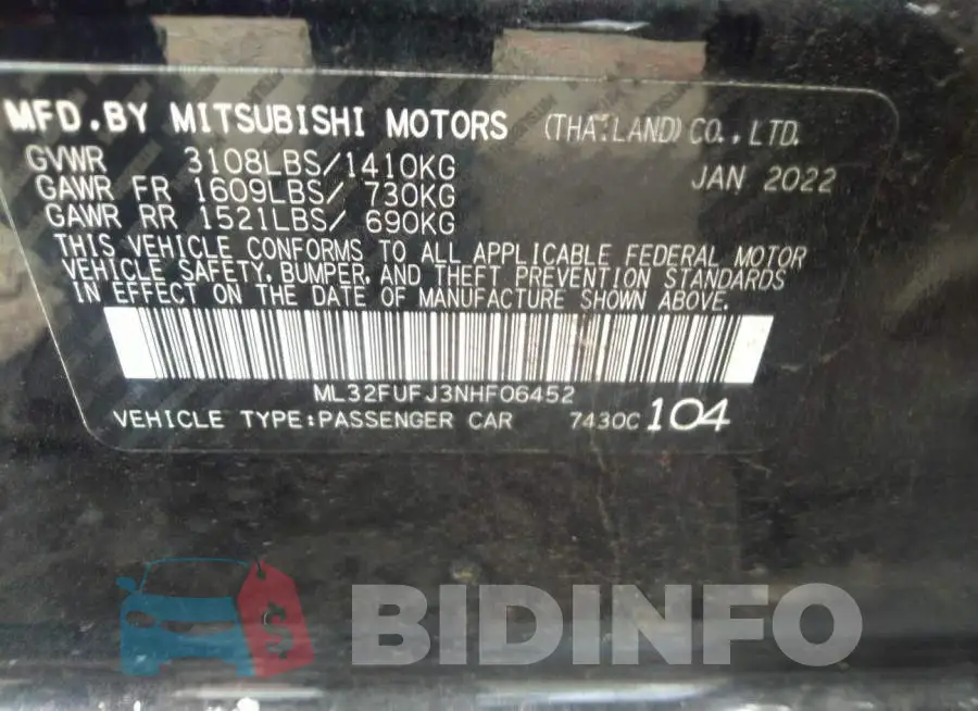 ML32FUFJ3NHF06452 Photo# 9