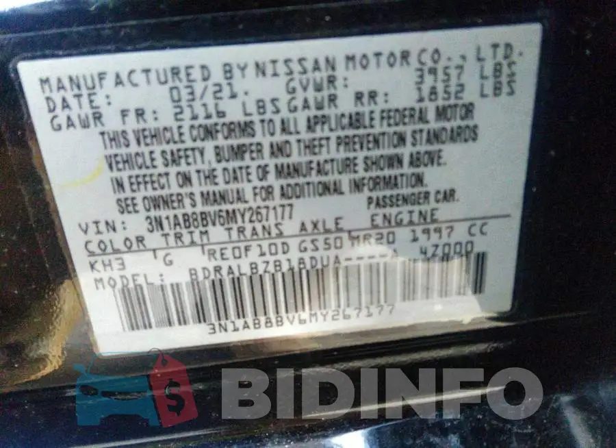 3N1AB8BV6MY267177 Photo# 9