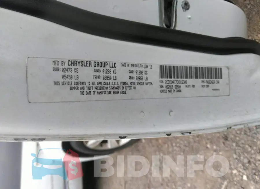 2C3CDXBG3EH177525 Photo# 9