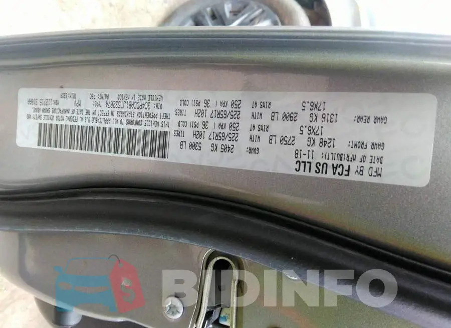 3C4PDCAB1JT532074 Photo# 9