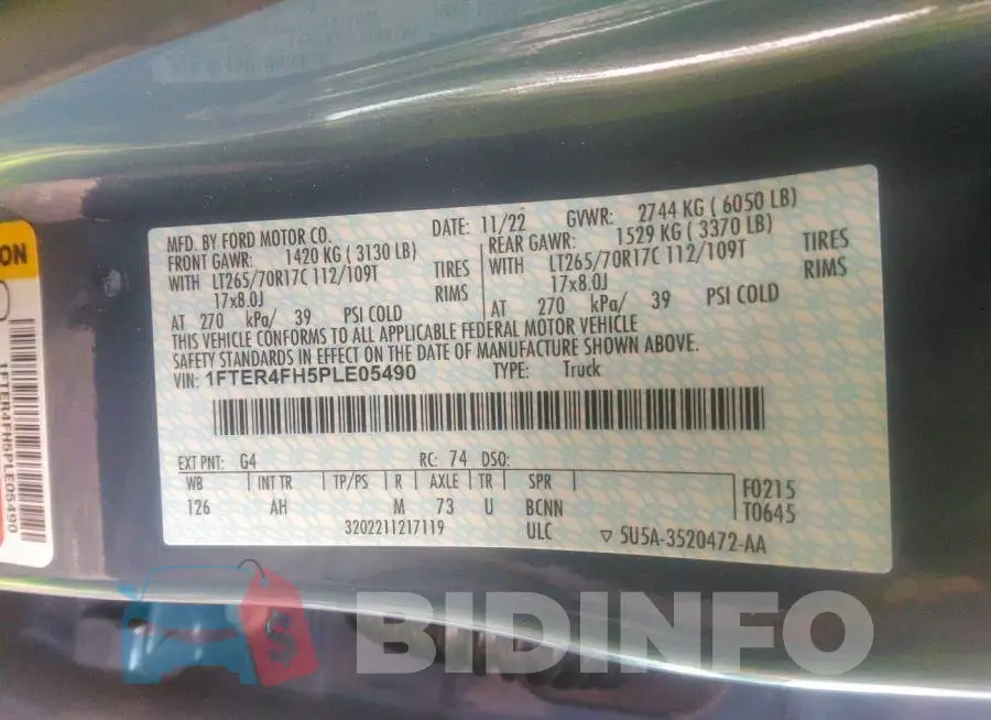1FTER4FH5PLE05490 Photo# 9