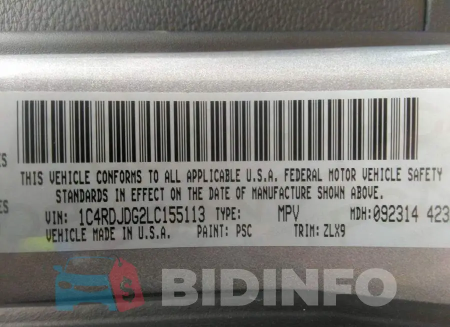 1C4RDJDG2LC155113 Photo# 9