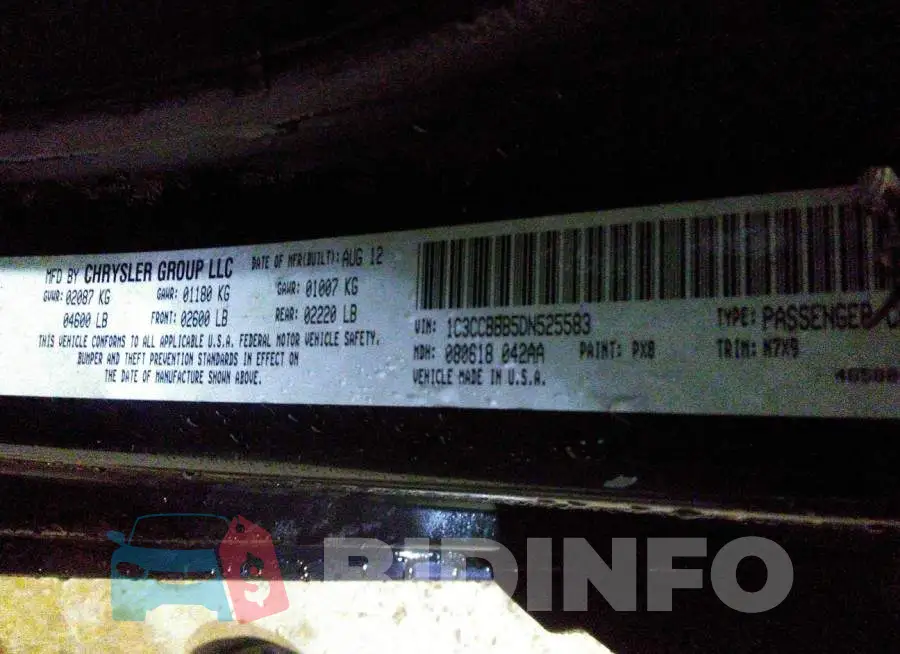 1C3CCBBB5DN525583 Photo# 9