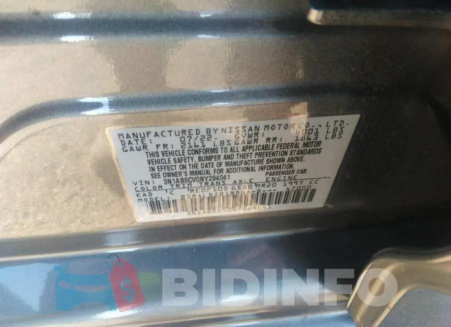 3N1AB8CV0NY284041 Photo# 9