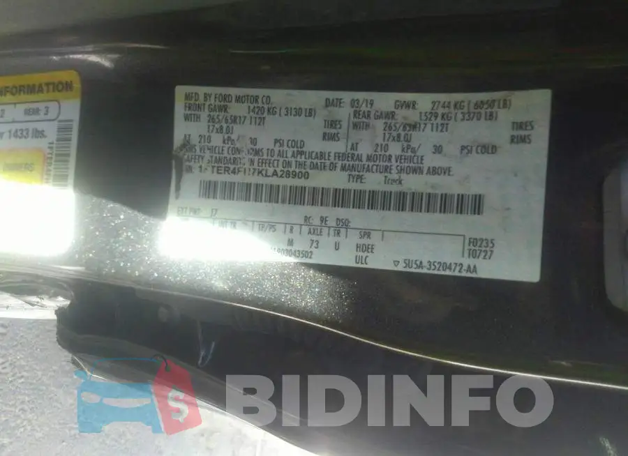 1FTER4FH7KLA28900 Photo# 9