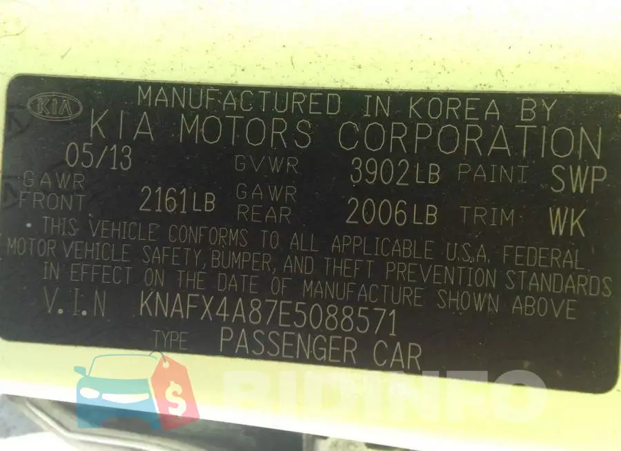 KNAFX4A87E5088571 Photo# 9