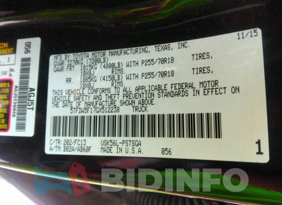 5TFDW5F17GX512238 Photo# 9