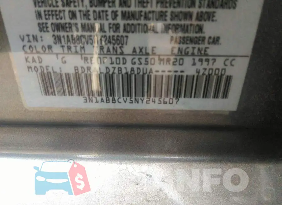 3N1AB8CV5NY245607 Photo# 9