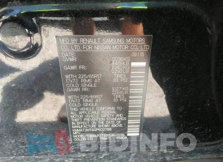 KNMAT2MT6GP603788 Photo# 9