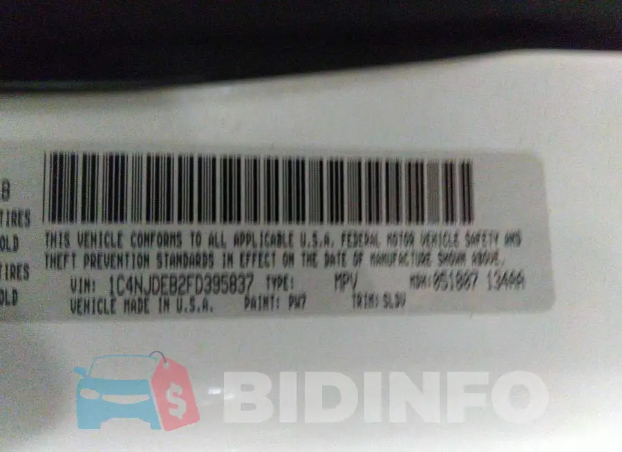 1C4NJDEB2FD395837 Photo# 9