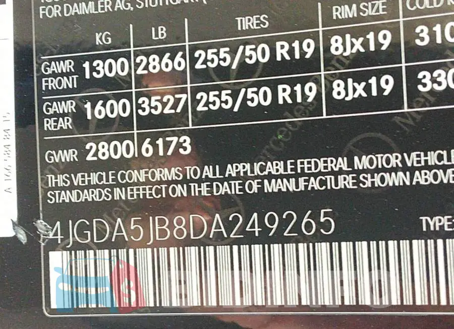 4JGDA5JB8DA249265 Photo# 9