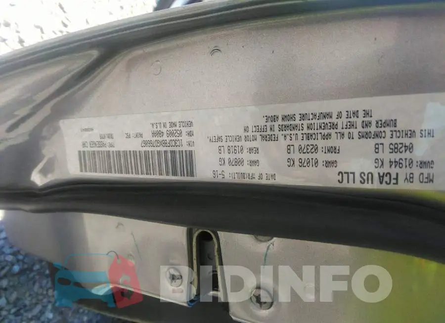 1C3CDFBBXGD766067 Photo# 9