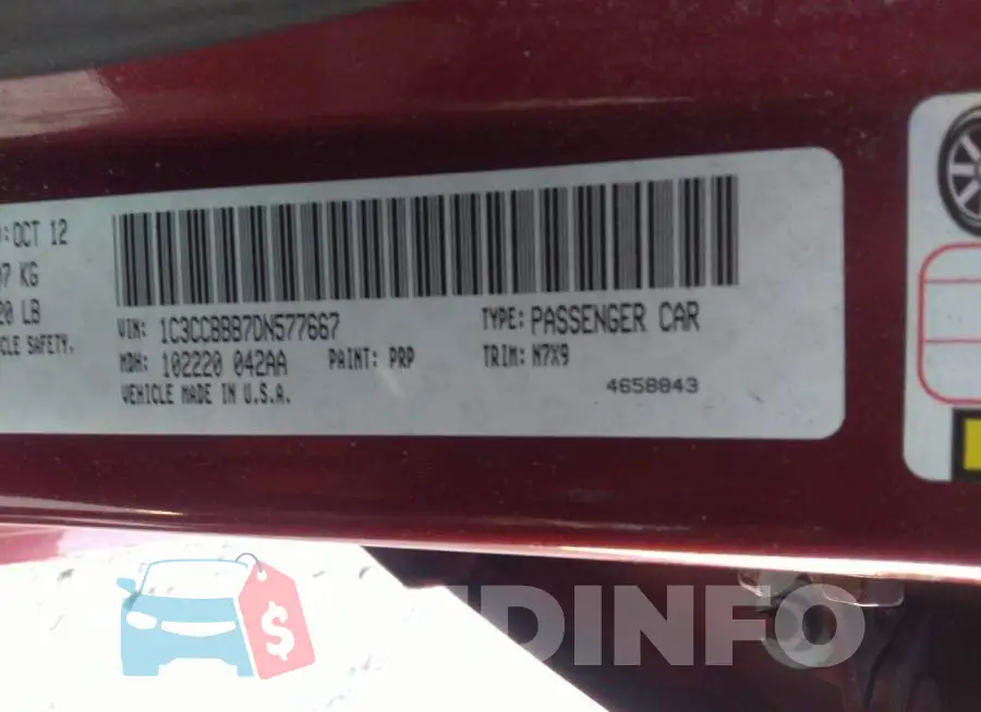 1C3CCBBB7DN577667 Photo# 9
