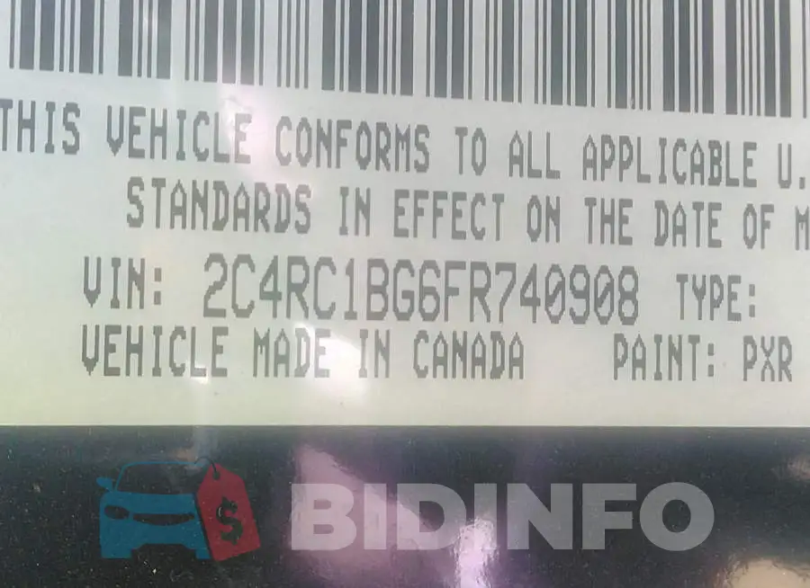 2C4RC1BG6FR740908 Photo# 9