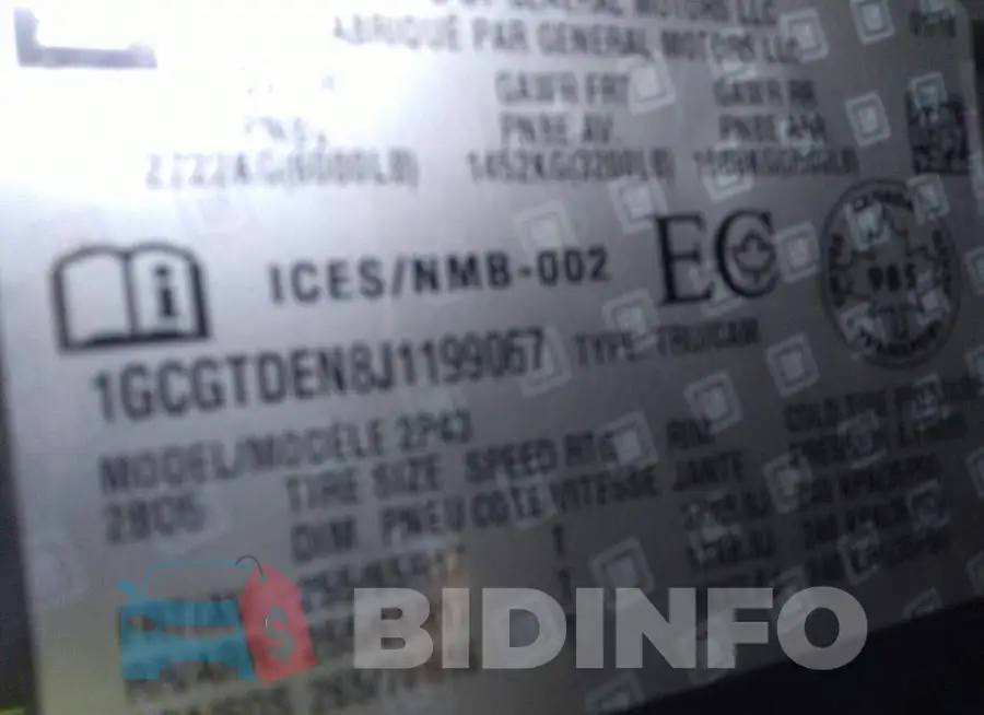 1GCGTDEN8J1199067 Photo# 9