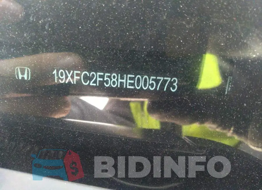 19XFC2F58HE005773 Photo# 9