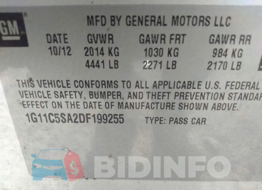 1G11C5SA2DF199255 Photo# 9