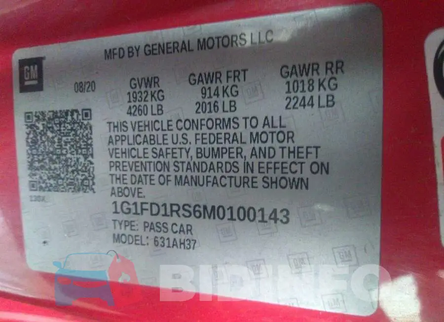 1G1FD1RS6M0100143 Photo# 9